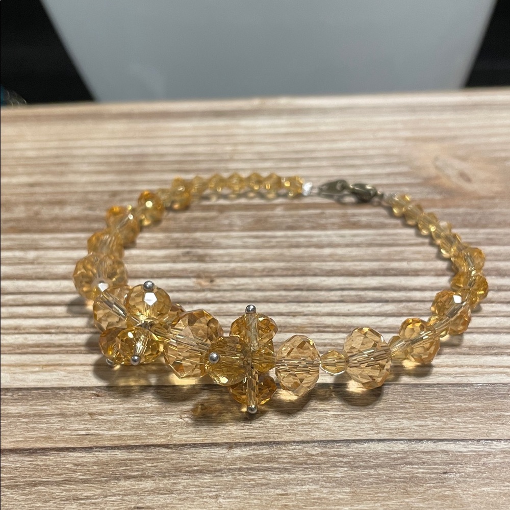 Elegant Gold Crystal Bracelet SOLD